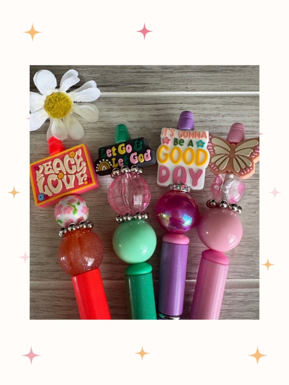 Handmade Inspirational Beaded Pens You Choose